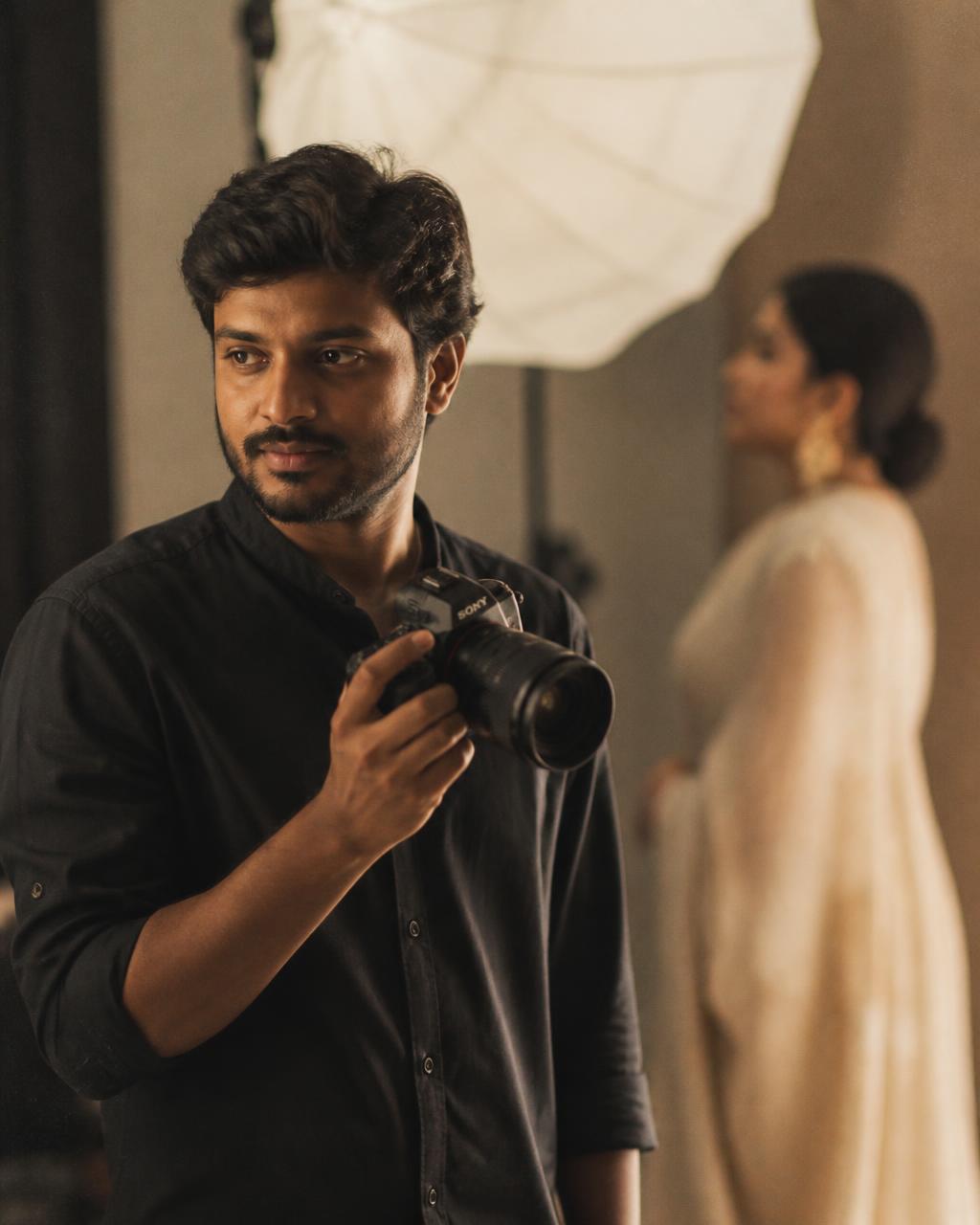 Bhasha, founder of A Creative Snaps, on a portrait shoot